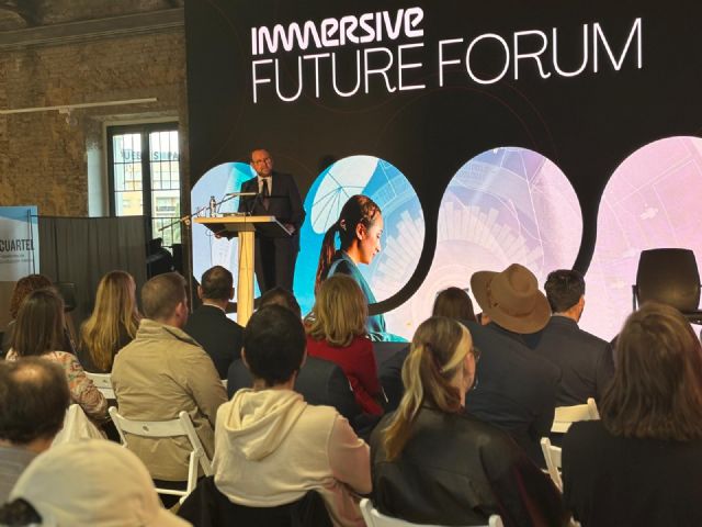 Murcia reúne a los principales representantes del sector tecnológico y audiovisual en el Immersive Future Forum para analizar el uso de la IA y la inversión creativa - 2, Foto 2