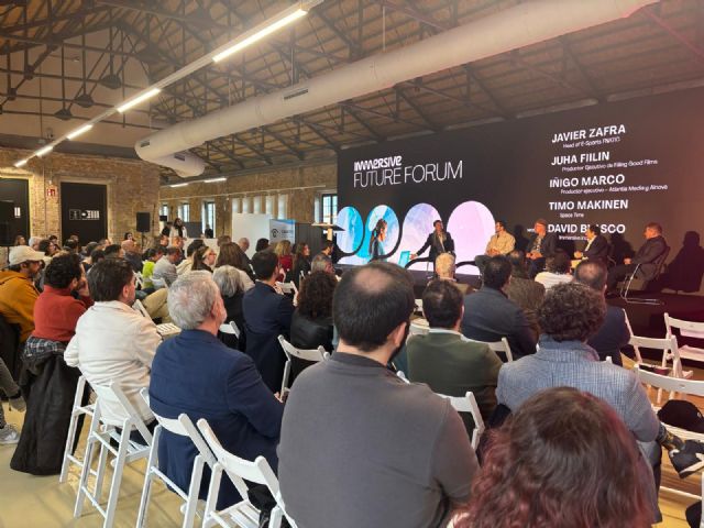 Murcia reúne a los principales representantes del sector tecnológico y audiovisual en el Immersive Future Forum para analizar el uso de la IA y la inversión creativa - 4, Foto 4