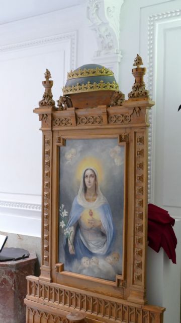 El Palacio Molina acoge una pintura y un altar restaurados del cementerio de Los Remedios - 3, Foto 3