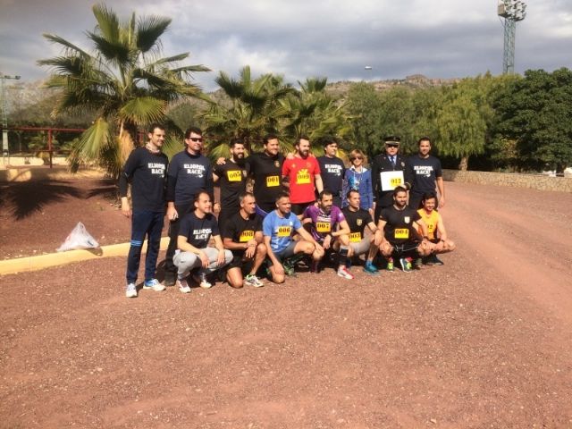 Una docena de policías locales de Lorca participan con motivo de su patrón San Patricio en la primera carrera de obstáculos extrema ELIOPOL RACE - 1, Foto 1