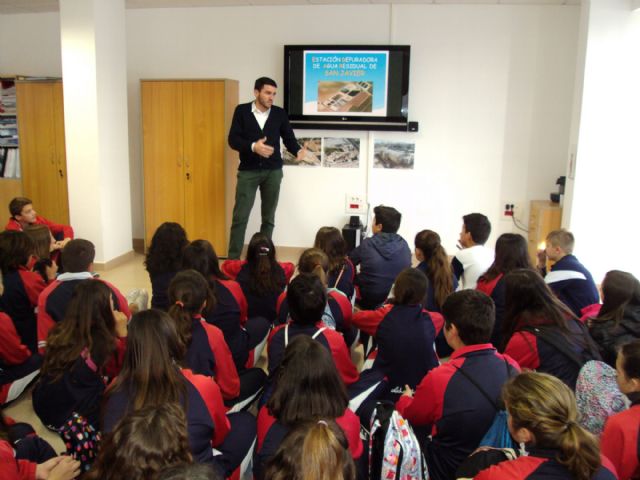 Medio Ambiente lleva a los escolares a conocer la Estación depuradora y el Centro Tecnológico de El Mirador para que conozcan más sobre la gestión del agua - 1, Foto 1