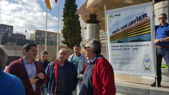Podemos lamenta que la pulsión de un imputado empuje al Gobierno regional a un salto al vacío con el aeropuerto de Corvera - 1, Foto 1