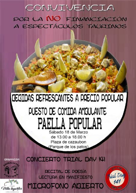 Organizan un evento de convivencia por la NO financiación de los espectáculos taurinos - 1, Foto 1