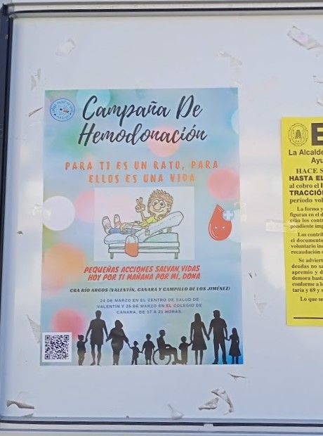 Campaña de donación de sangre CRA Río Argos Para ti es un rato para ellos una vida - 1, Foto 1