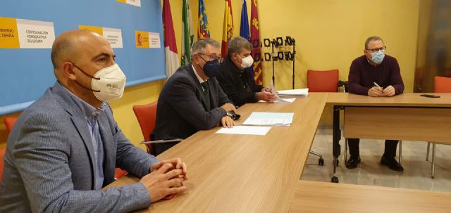 Reunión del alcalde de Molina de Segura con el presidente de la CHS - 2, Foto 2