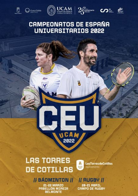 Las Torres de Cotillas, sede de los campeonatos de España universitarios de bádminton y de rugby - 3, Foto 3