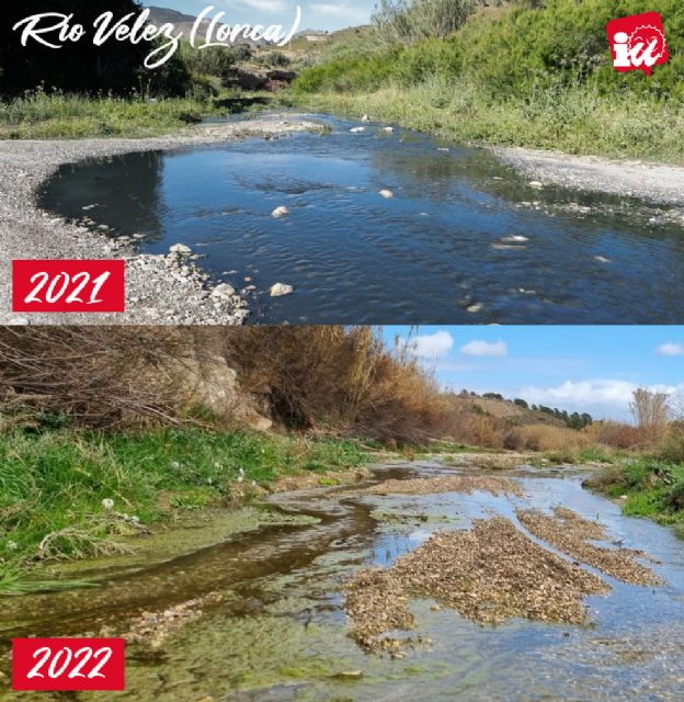 IU-Verdes Lorca anuncia una mejora la calidad del agua del río Vélez pero alerta de indicadores de contaminación biológica - 1, Foto 1