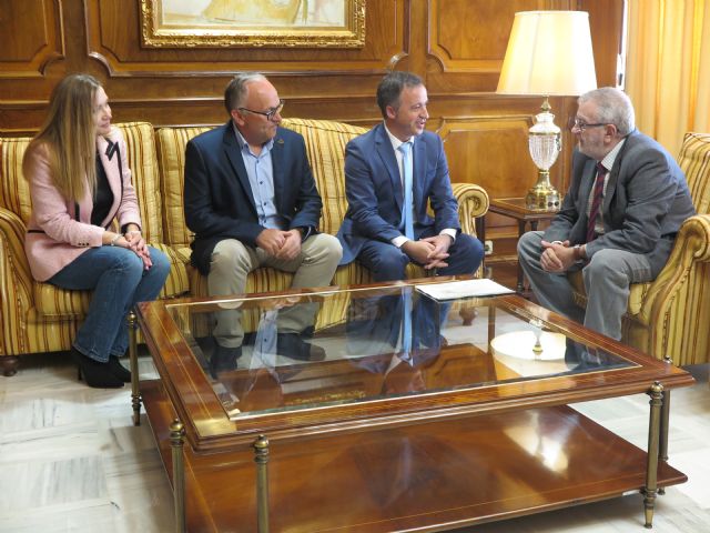 El presidente de la Asamblea recibe al Cabildo de HermandadesPasionarias de Aledo - 1, Foto 1