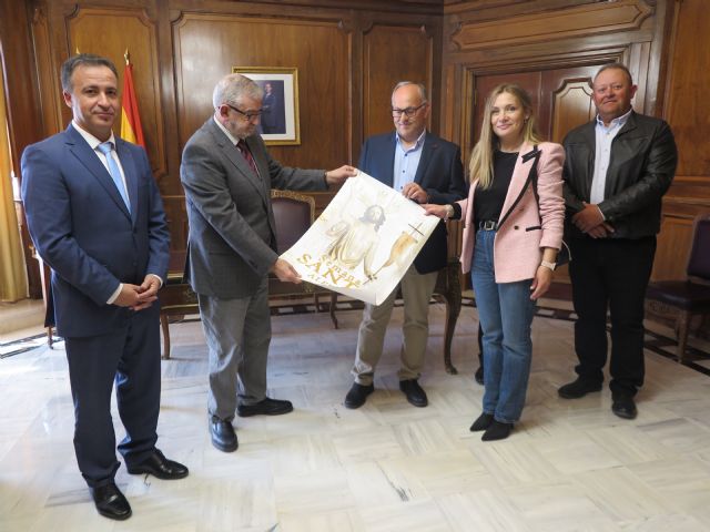 El presidente de la Asamblea recibe al Cabildo de HermandadesPasionarias de Aledo - 3, Foto 3