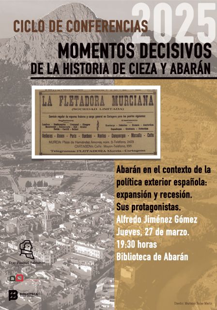 Tercera conferencia del ciclo Momentos Decisivos de la Historia de Cieza y Abarán - 1, Foto 1