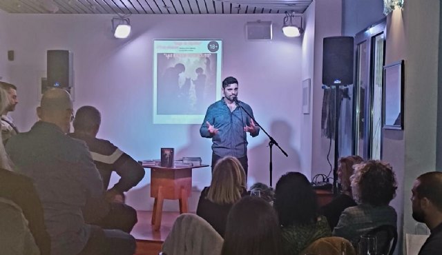 David Turp�n presenta en Murcia su tercer libro, Las Ruinas de Hip�lito, Foto 4