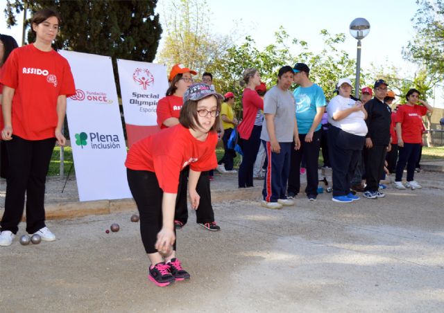 Más de 70 deportistas con discapacidad intelectual de toda la Región participan en el encuentro de petanca de Plena inclusión, Foto 2
