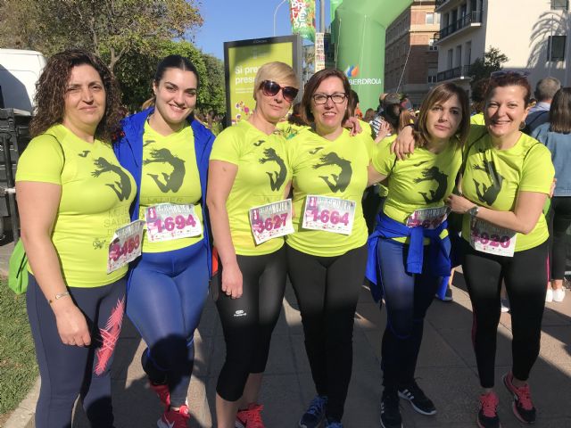 El grupo de mujeres de Bullas vuelve a ser el más numeroso en la III Carrera de la Mujer de Murcia - 1, Foto 1