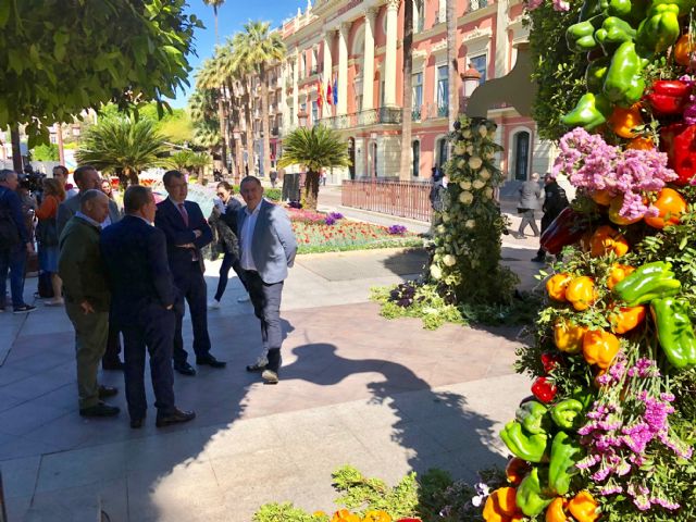 Las Fiestas de Primavera celebran los 40 años del trasvase con 750 kilos de hortalizas murcianas en la plaza de La Merced - 3, Foto 3