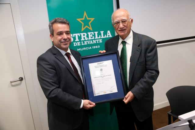 Estrella de Levante recibe el certificado AENOR de Seguridad y Salud en el trabajo - 1, Foto 1
