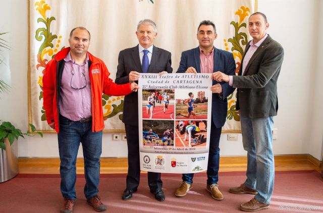 Presentado el XXXIII Trofeo Ciudad de Cartagena, 35° Aniversario Club Atletismo Elcano - 1, Foto 1