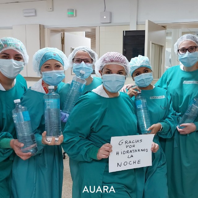 AUARA agota sus fondos para donar agua embotellada a hospitales con pacientes con COVID-19 - 1, Foto 1