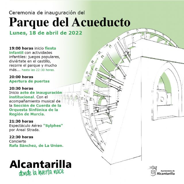 Fiesta infantil, música en directo y espectáculos en la ceremonia inaugural del Parque del Acueducto - 2, Foto 2