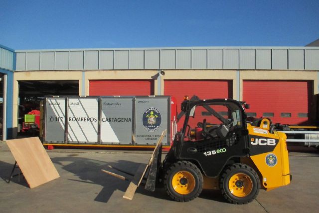 Bomberos de Cartagena practican técnicas de apuntalamiento de edificios en casos de emergencias - 1, Foto 1