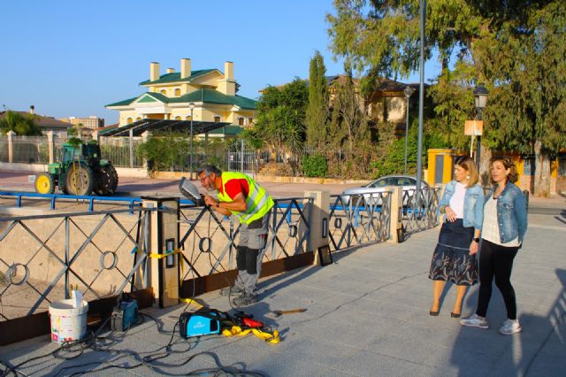 Refuerzan con perfiles metálicos las pilastras del Puente de la Torta de Lorca para incrementar su seguridad - 2, Foto 2