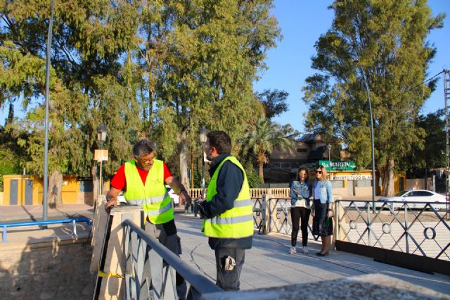 Refuerzan con perfiles metálicos las pilastras del Puente de la Torta de Lorca para incrementar su seguridad - 4, Foto 4