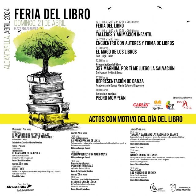 Alcantarilla celebra la Feria del Libro con la participación de 15 escritores, espectáculos y animación infantil - 1, Foto 1