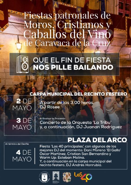 Los ‘40 Principales’ desembarcan por primera vez en Caravaca el 4 de mayo para celebrar el cierre de las fiestas patronales 2024 - 1, Foto 1