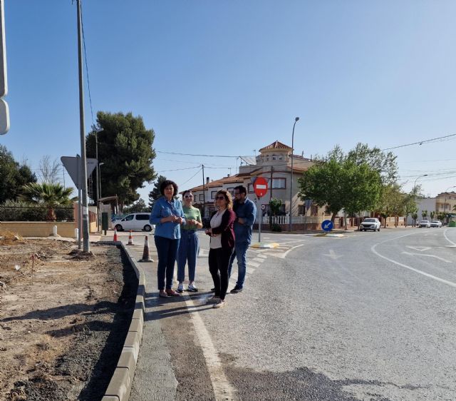 Avanzan los trabajos de mejora de la seguridad vial en la carretera D-16, de la pedanía de La Estación – El Esparragal - 1, Foto 1
