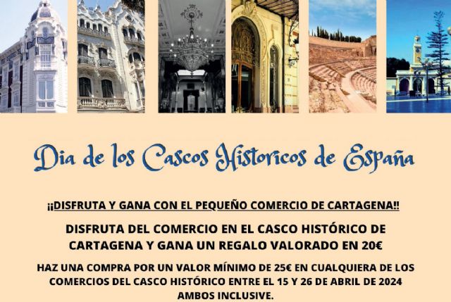El Centro Comercial Abierto de Cartagena celebra con regalos el Día de los Cascos Históricos de España - 1, Foto 1