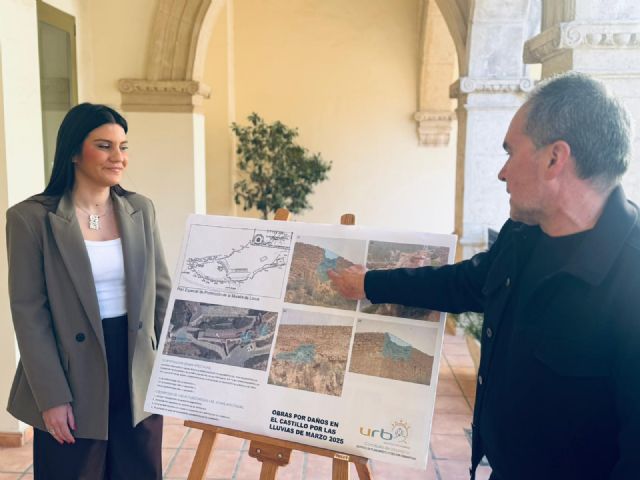 El Ayuntamiento de Lorca realiza una intervención en el Castillo dirigida a reparar los daños causados por las lluvias torrenciales del año pasado - 3, Foto 3