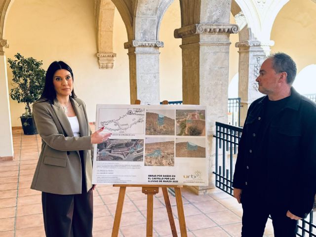 El Ayuntamiento de Lorca realiza una intervención en el Castillo dirigida a reparar los daños causados por las lluvias torrenciales del año pasado - 4, Foto 4