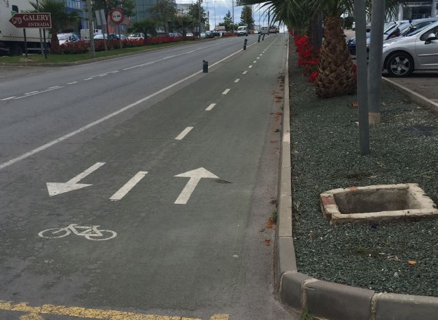 El PSOE reclama el arreglo urgente del carril-bici de la Carretera de Granada - 3, Foto 3