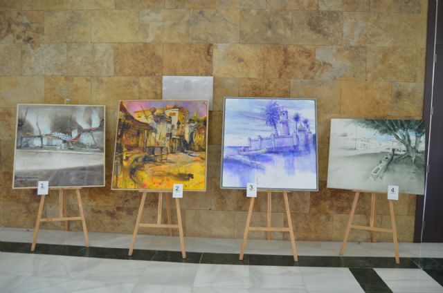 El pintor valenciano Gonzalo Romero ganó el V Certamen de Pintura al Aire Libre Villa de San Javier celebrado en la AGA - 2, Foto 2