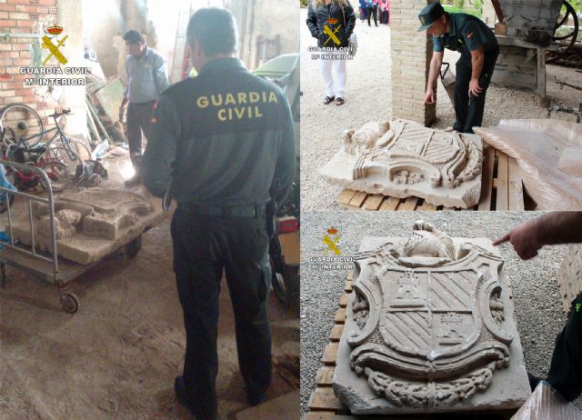 La Guardia Civil localiza un escudo heráldico del siglo XVIII declarado Bien de Interés Cultural - 3, Foto 3