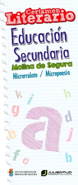 La Concejalía de Juventud de Molina de Segura entrega los premios del XXVI Certamen Literario de Educación Secundaria 2017 el miércoles 17 de mayo - 1, Foto 1