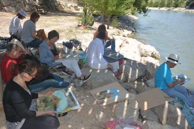 Pedro Cano inicia el taller de pintura al agua - 1, Foto 1