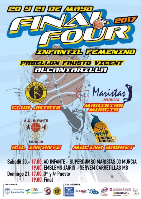 Presentada la Final Four de baloncesto Infantil Femenino, que se disputará este próximo fin de semana en Alcantarilla - 1, Foto 1
