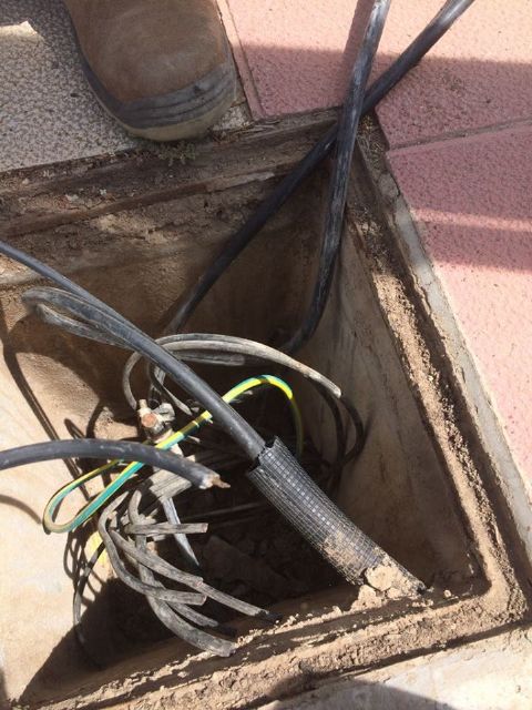 Roban 1.000 metros de cable eléctrico en la pedanía de La Estacada - 1, Foto 1