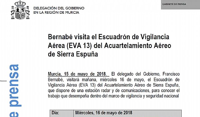 (Vídeo) El alcalde critica que el delegado del Gobierno visite hoy el EVA-13 en Totana y no se lo comunique el máximo representante de los vecinos, Foto 1