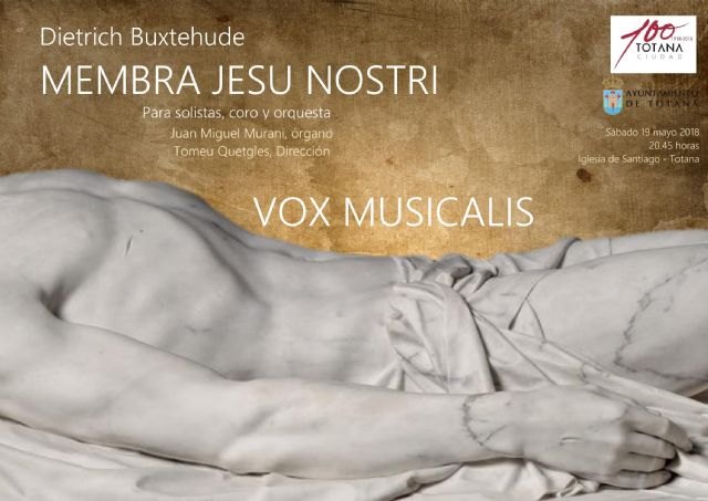 The Vox Musicalis Choir will offer the "Membra Jesu nostri" concert next Saturday, May 19th