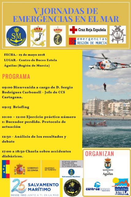 Todo listo para desarrollar, el próximo sábado, las V Jornadas de Emergencias en el Mar - 1, Foto 1
