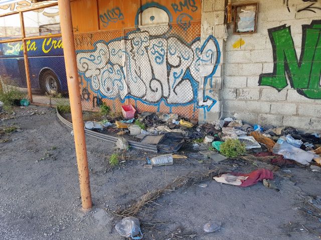 Ahora Murcia pide que se cierren los accesos al solar de las antiguas cocheras de San Pío - 4, Foto 4