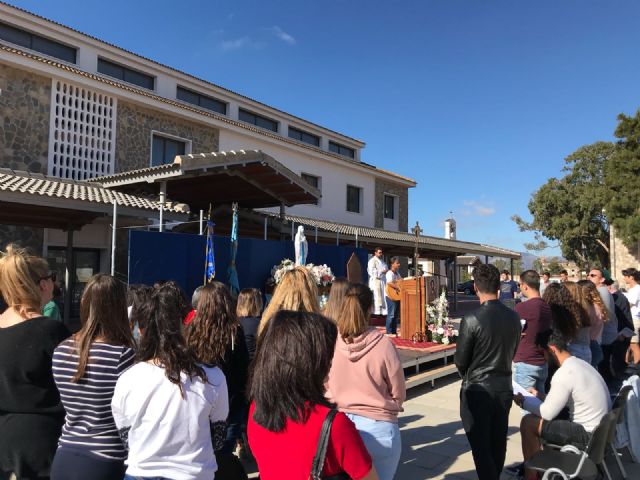 El Campus de la UCAM en Cartagena, centro de peregrinación con motivo de la visita de la Virgen de Lourdes - 1, Foto 1