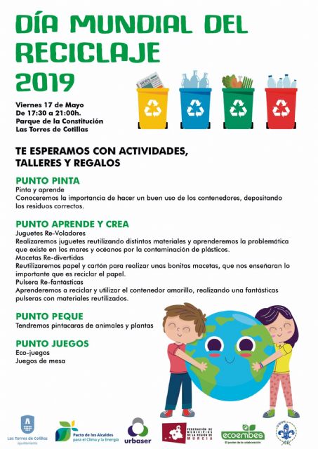 Los más pequeños celebrarán el día mundial del reciclaje con una tarde sensibilizadora de lo más divertida - 1, Foto 1