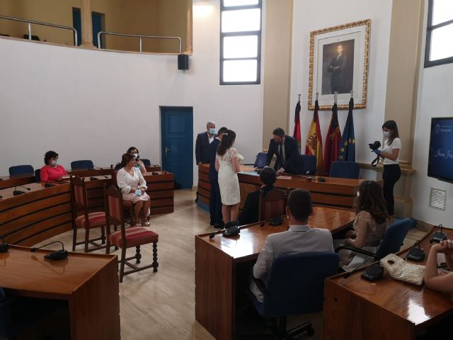 Alcantarilla celebra la primera boda civil desde que se decretó el estado de alarma - 1, Foto 1