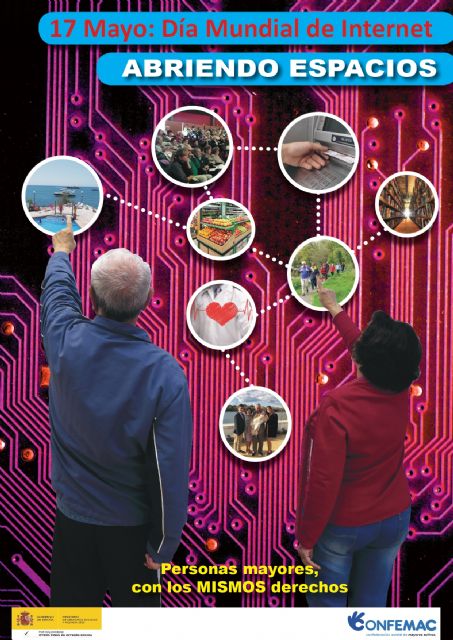 El Ayuntamiento de Lorca conmemora el 'Día Mundial de Internet' destacando su eficacia como herramienta para fomentar el envejecimiento activo - 2, Foto 2