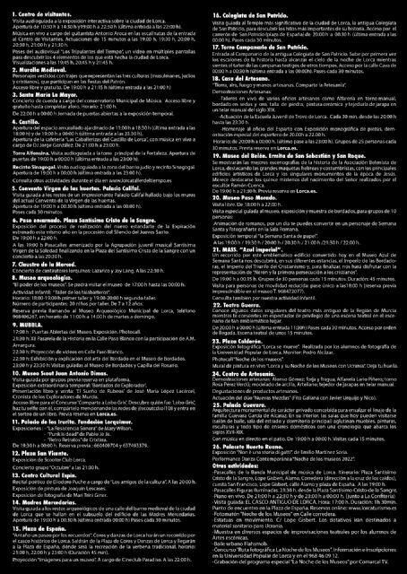 El Ayuntamiento de Lorca organiza una programación con cerca de 70 actividades para celebrar la 'Noche de los Museos 2022' el próximo sábado, 21 de mayo - 1, Foto 1