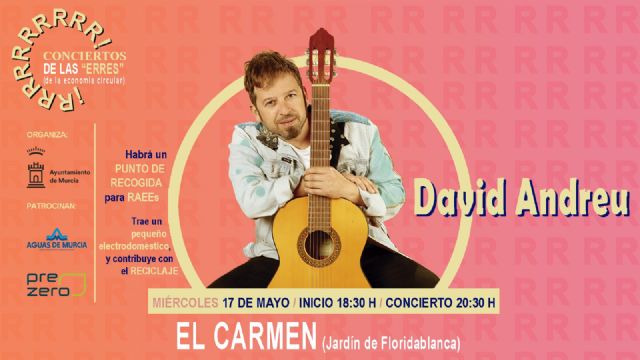 Murcia celebra mañana el Día Mundial del Reciclaje con talleres y un concierto de David Andreu en el jardín de Floridablanca - 1, Foto 1