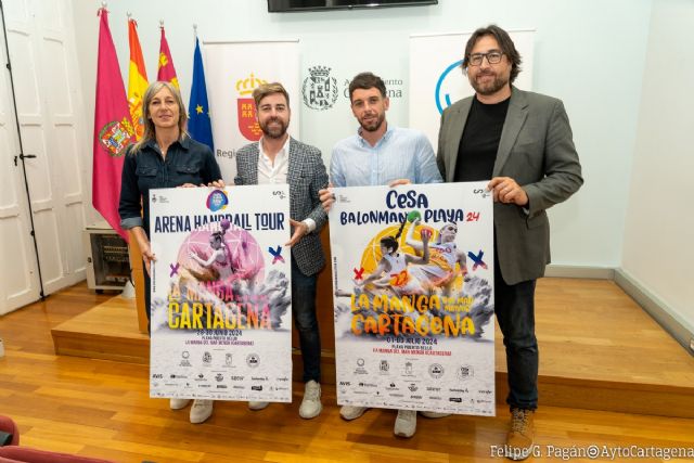 La Manga albergará este verano la Copa de España y el CESA de Balonmano Playa - 1, Foto 1