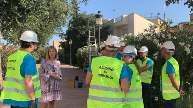 Beneficiarios de tres programas de empleo realizan más de medio centenar de mejoras en inmuebles y espacios urbanos de Lorca - 5, Foto 5